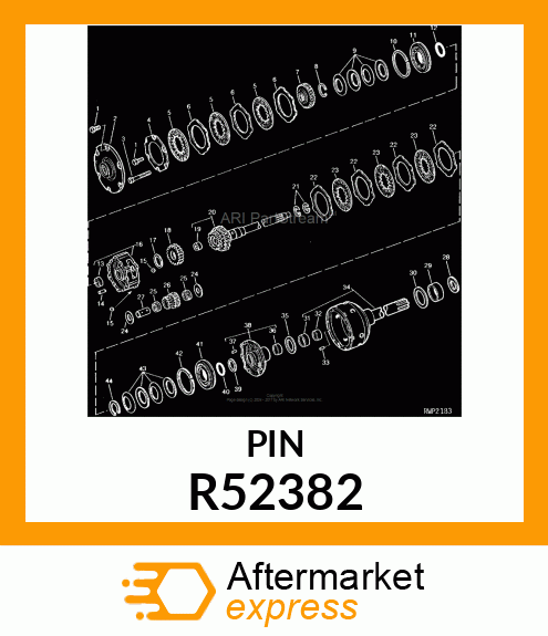 PIN, SHAFT,PLANET ION R52382