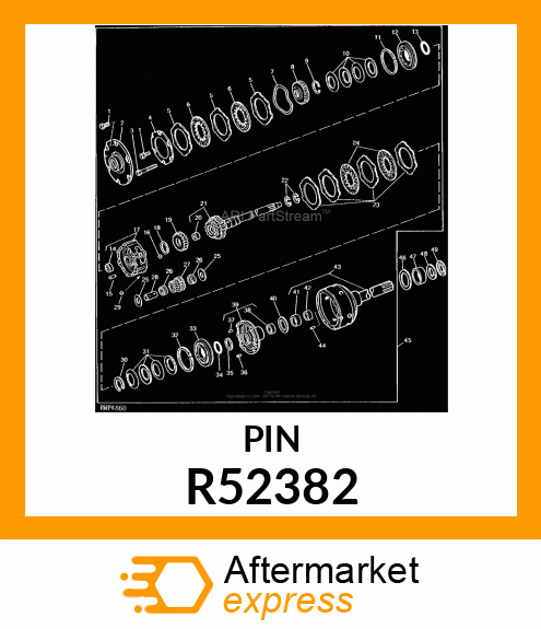 PIN, SHAFT,PLANET ION R52382