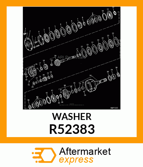 WASHER,THRUST R52383