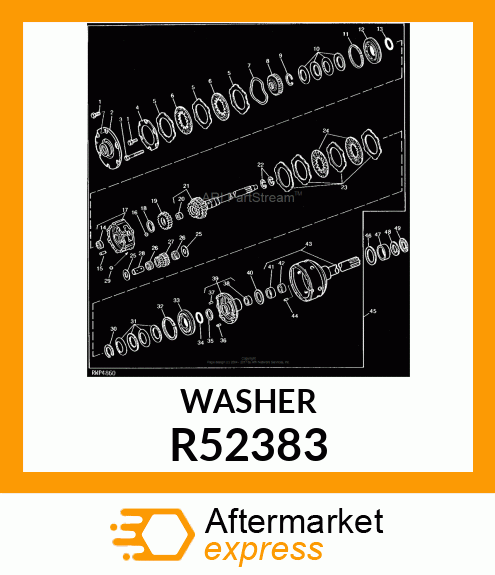 WASHER,THRUST R52383