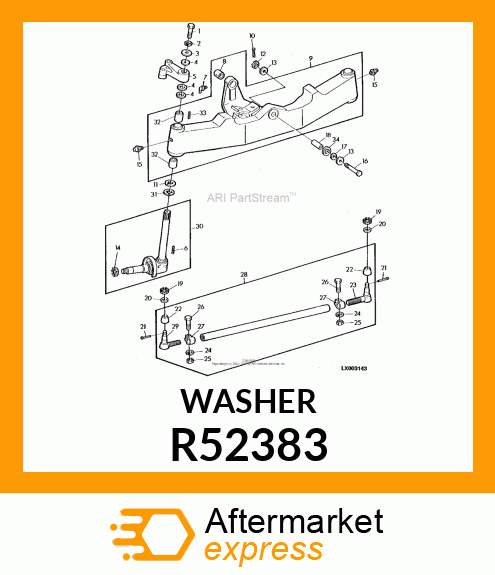 WASHER,THRUST R52383