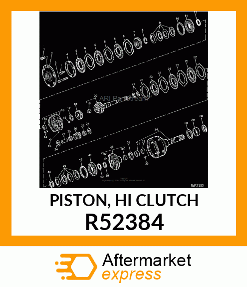 PISTON, HI CLUTCH R52384