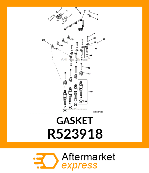 GASKET,WIRING HARNESS EGRESS COVER R523918