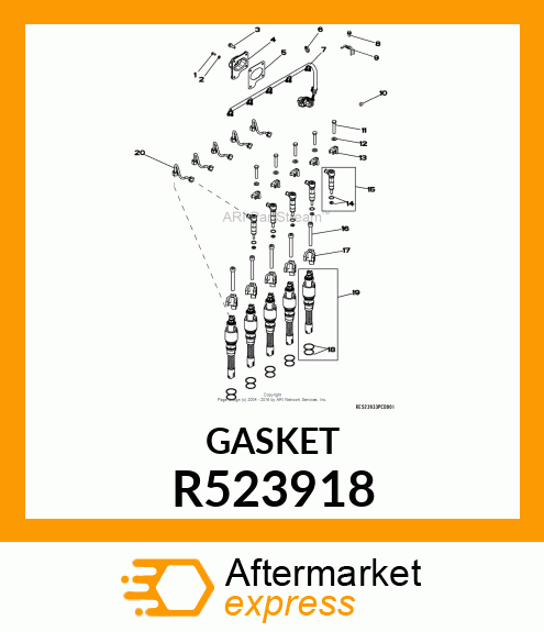 GASKET,WIRING HARNESS EGRESS COVER R523918