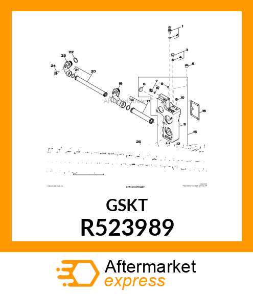 GASKET, THERMOSTATHOUSING TO CYL HE R523989