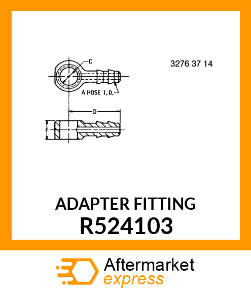 ADAPTER FITTING R524103