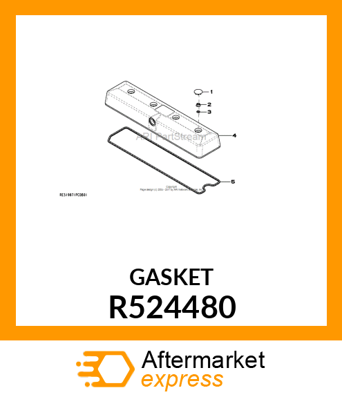 GASKET,ROCKER ARM COVER R524480