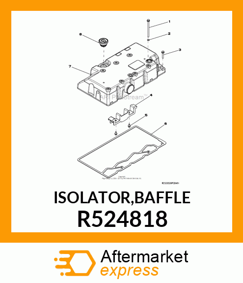 ISOLATOR,BAFFLE R524818