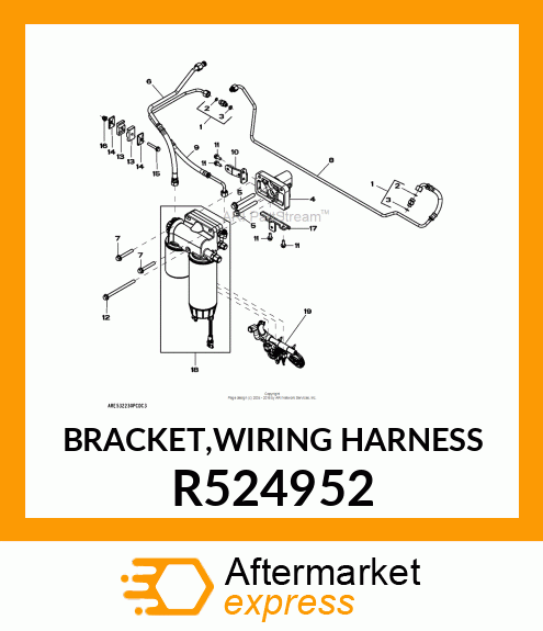 BRACKET,WIRING HARNESS R524952