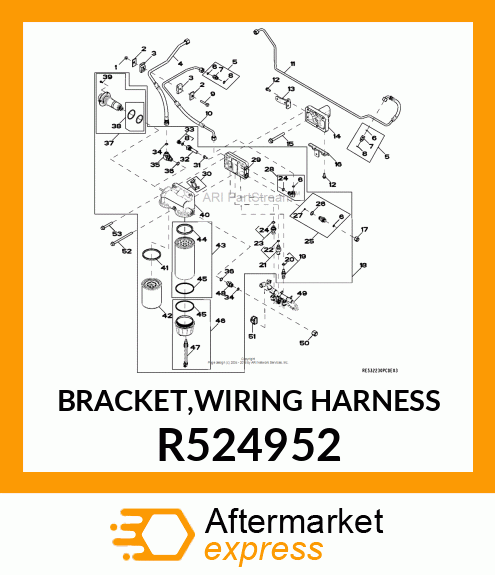 BRACKET,WIRING HARNESS R524952