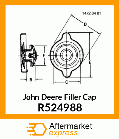 FILLER CAP,RADIATOR R524988