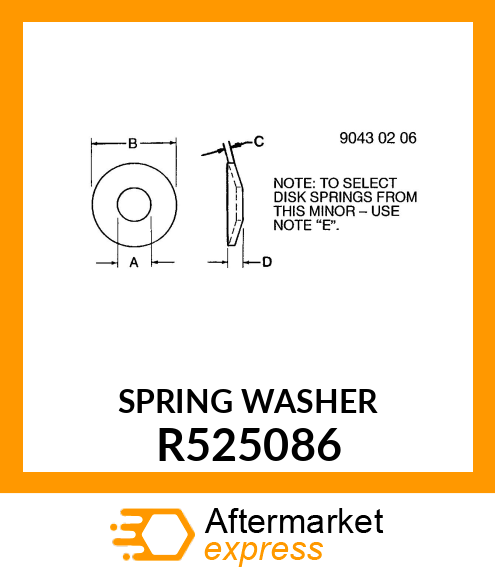 SPRING WASHER R525086