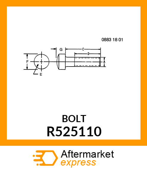 SCREW,HEX SOCKET HEAD R525110