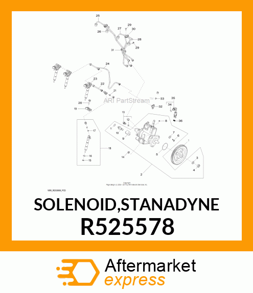 SOLENOID,STANADYNE R525578