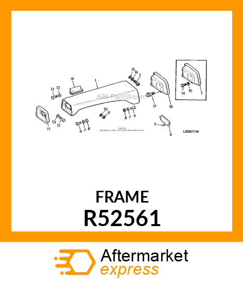 PANEL,FENDER REAR LAMP,RH R52561