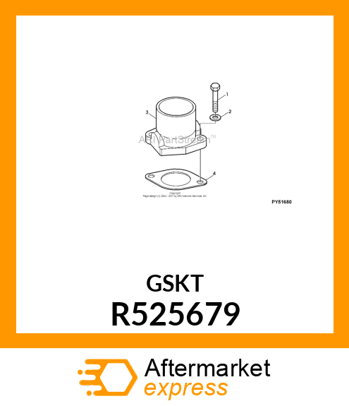 GASKET,AIR INLET R525679