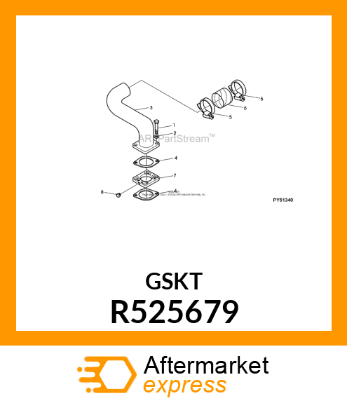 GASKET,AIR INLET R525679