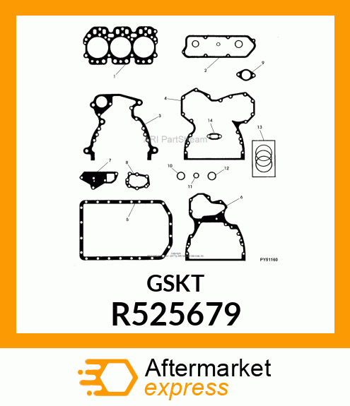 GASKET,AIR INLET R525679