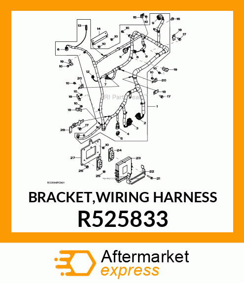 BRACKET,WIRING HARNESS R525833