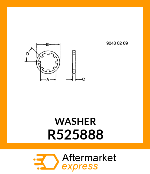 WASHER, R525888