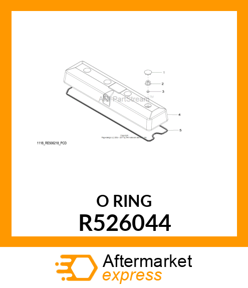 GASKET,GASKET, ROCKER ARM COVER R526044