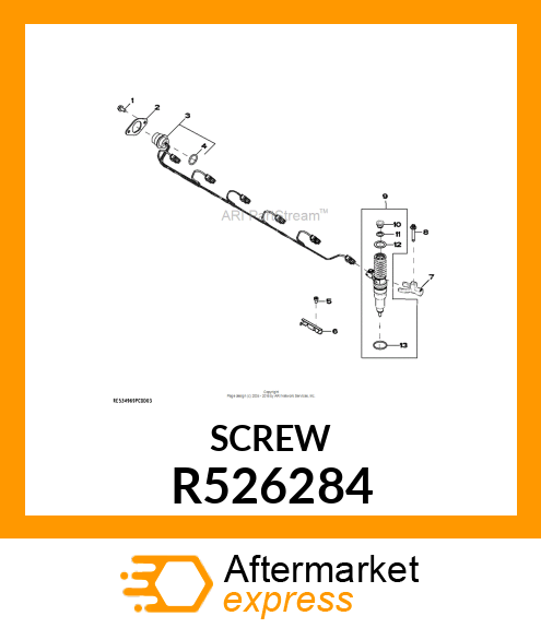 FLANGED, HEXALOBULAR R526284