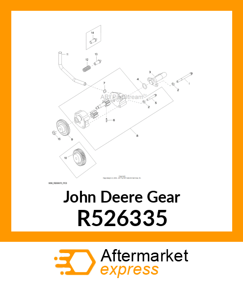 OIL PUMP, DRIVE R526335