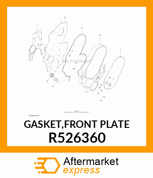 GASKET,FRONT PLATE R526360