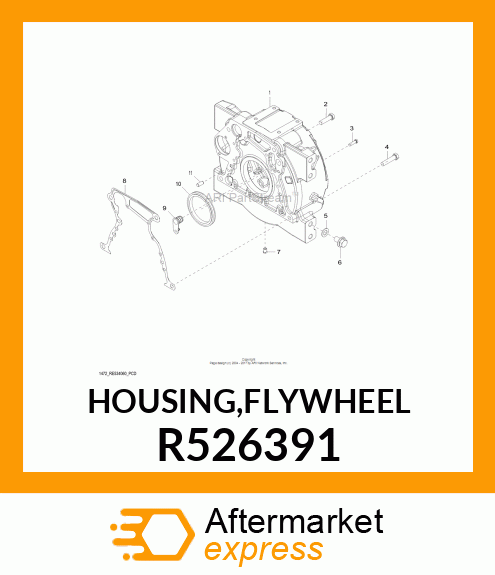 HOUSING,FLYWHEEL R526391