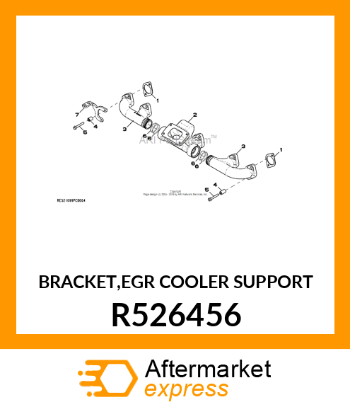 BRACKET,EGR COOLER SUPPORT R526456