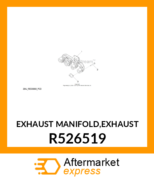 EXHAUST MANIFOLD,EXHAUST R526519