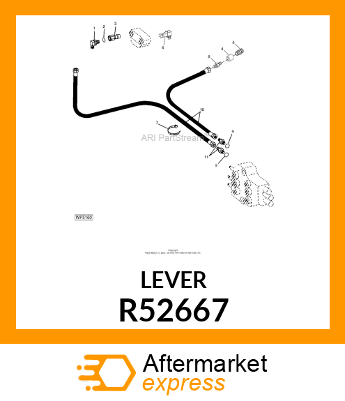 LOCK,LEVER R52667