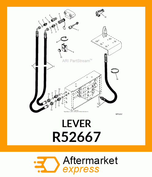 LOCK,LEVER R52667