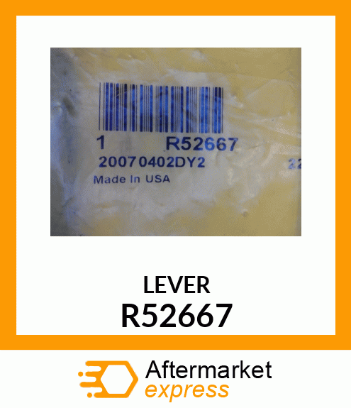 LOCK,LEVER R52667