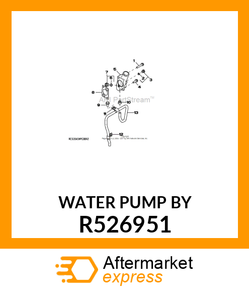 WATER PUMP BY R526951