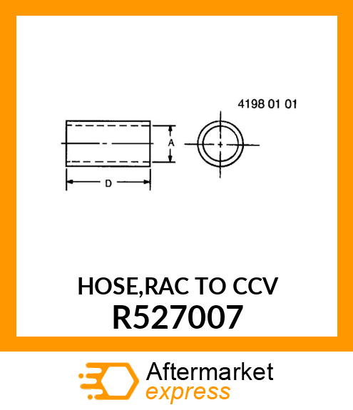 HOSE,RAC TO CCV R527007