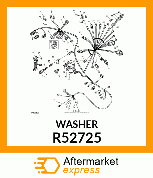 ELECTRICAL CONNECTOR ASSY, GROUND R52725