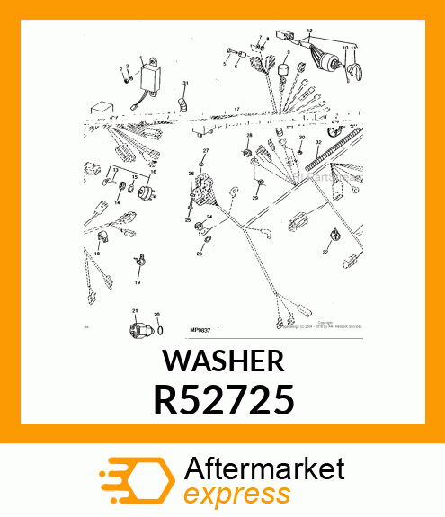 ELECTRICAL CONNECTOR ASSY, GROUND R52725