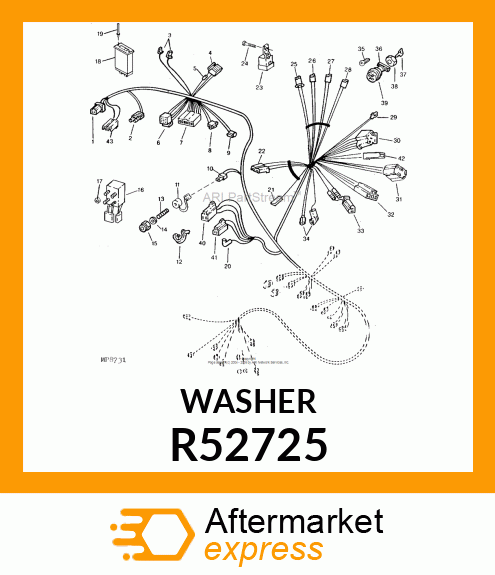 ELECTRICAL CONNECTOR ASSY, GROUND R52725