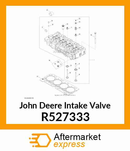 INTAKE VALVE, INTAKE R527333