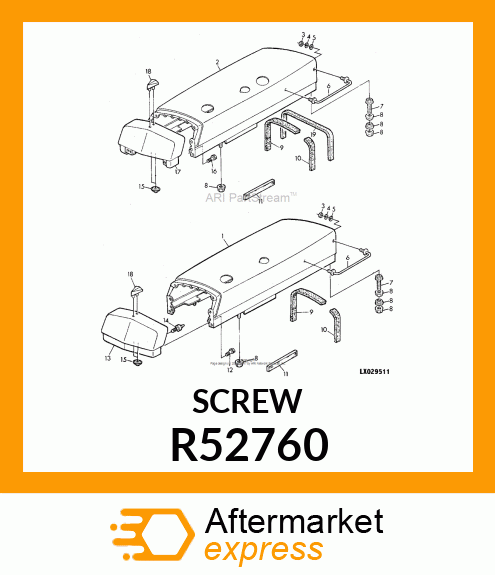 Screw (6) for 4430, 4440, 4240, 4440 R52760