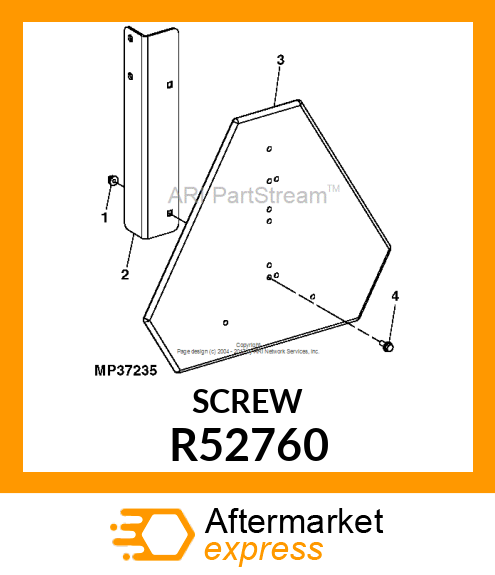 Screw (6) for 4430, 4440, 4240, 4440 R52760