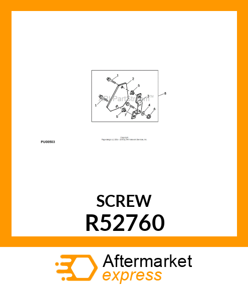 Screw (6) for 4430, 4440, 4240, 4440 R52760