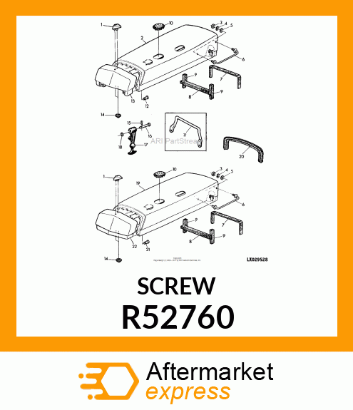 Screw (6) for 4430, 4440, 4240, 4440 R52760