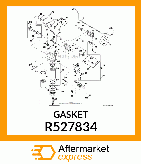PACKING,FUEL FILTER R527834