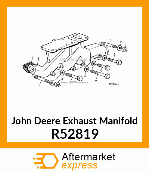 EXHAUST MANIFOLD R52819