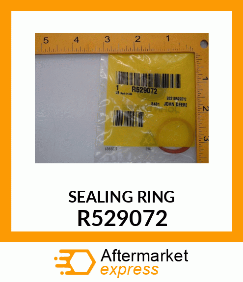 SEALING RING,9.0L FUEL INJECTOR CON R529072