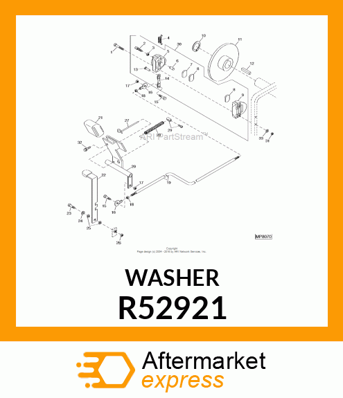 WASHER,PLASTIC R52921