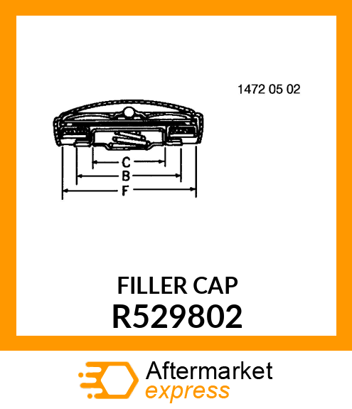 FILLER CAP,DEAERATION TANK R529802