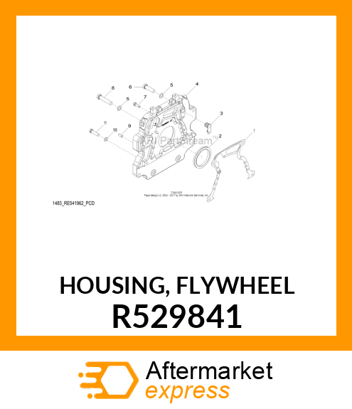 HOUSING, FLYWHEEL R529841